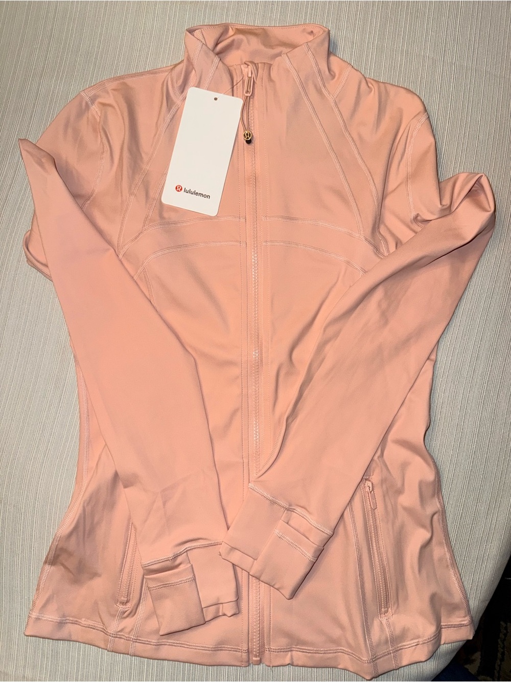 Size 10 lululemon athletica Light Peach Full-Zip Utility Jacket